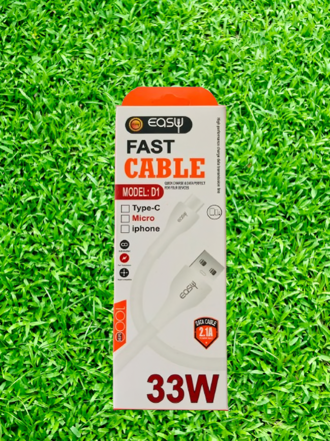 Easy Type-B Cable (Fast Charge)