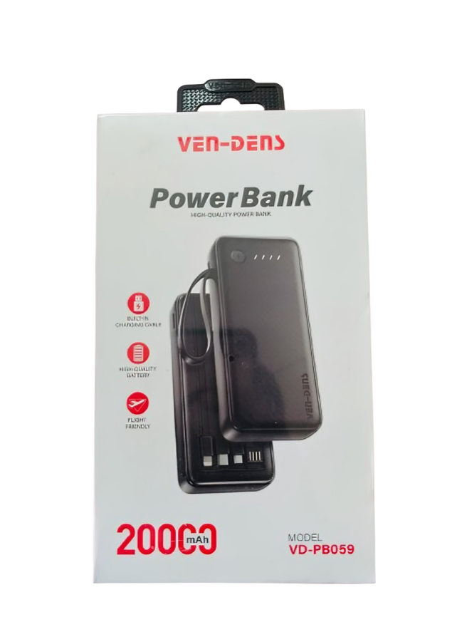 VEN-DENS-PB059 Power Bank (20000 mah)